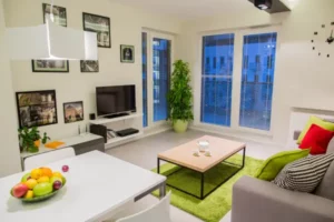 Widok taras apartament wroclaw ogrod botaniczny