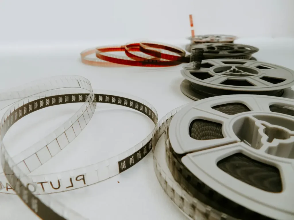Taśma filmowa symbolizująca Festiwal Nowe Horyzonty we Wrocławiu